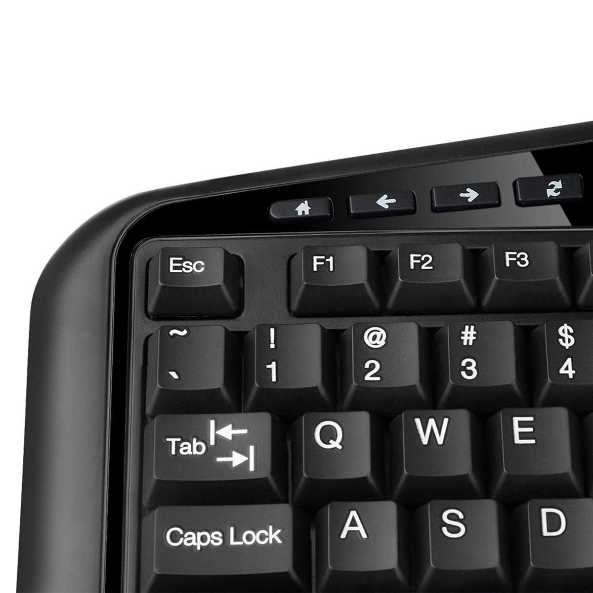 Adesso AKB-150SB with built-in smart card reader for secure access