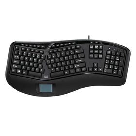 Integrated GlidePoint touchpad area for mouse-free navigation on a PC.