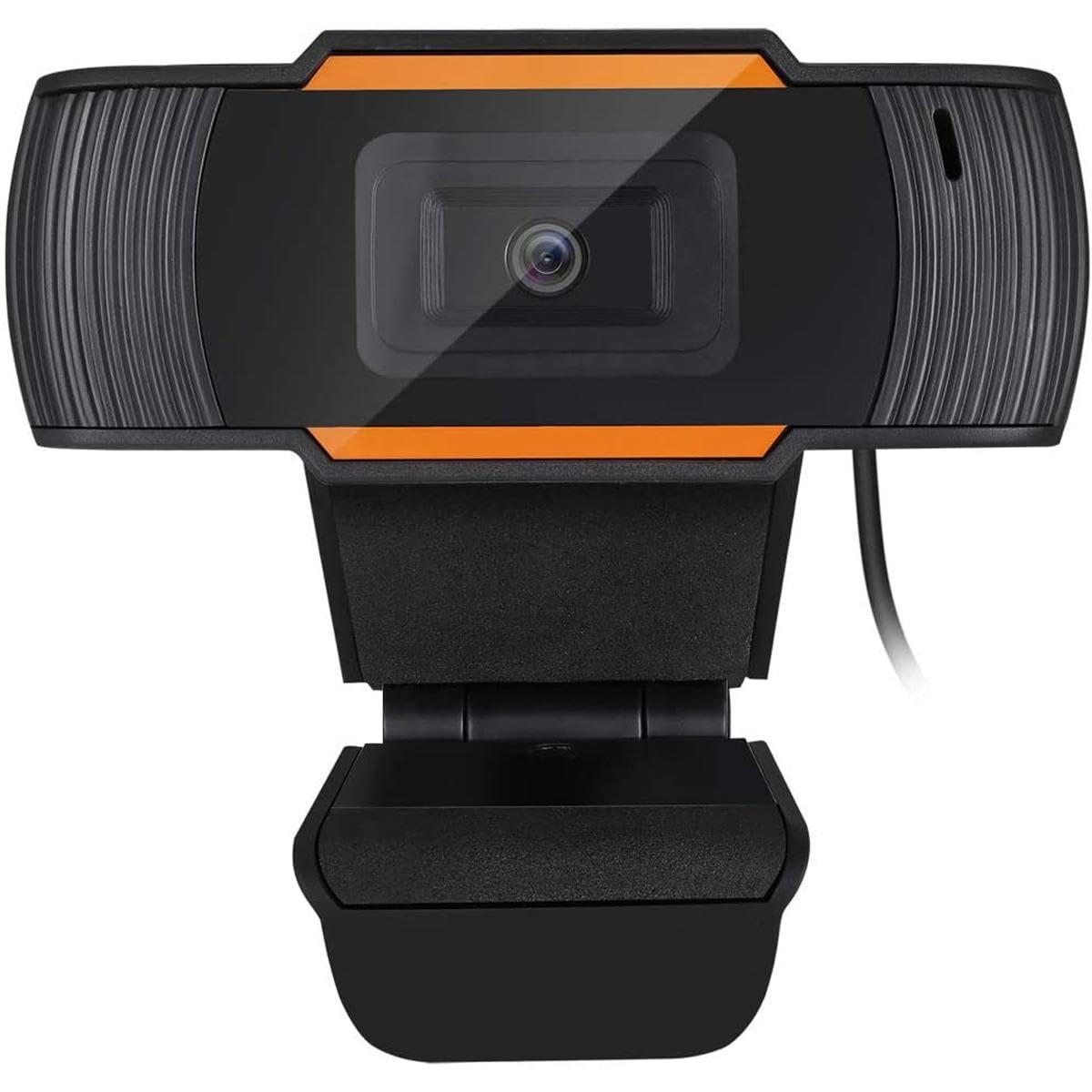 Adesso CyberTrack H2 front view, compact webcam ideal for live chats.