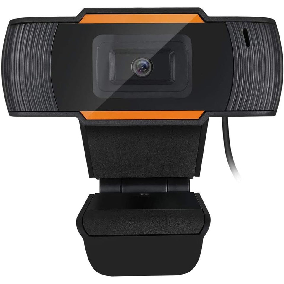 Adesso CyberTrack H2 front view, compact webcam ideal for live chats.