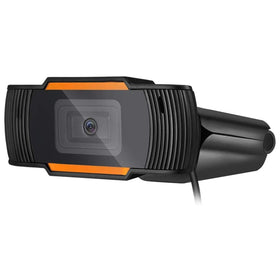 Adesso CyberTrack H2 side microphone detail highlighting built-in audio clarity.