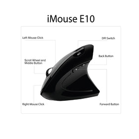 Adesso iMouse E10 close-up of matte texture illustrating grip and anti-slip finish