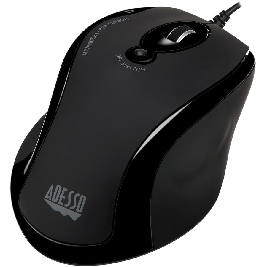 Adesso iMouse G2 four-button layout boosts productivity.