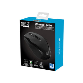 Adesso iMouse M20B USB receiver included with the mouse for setup.