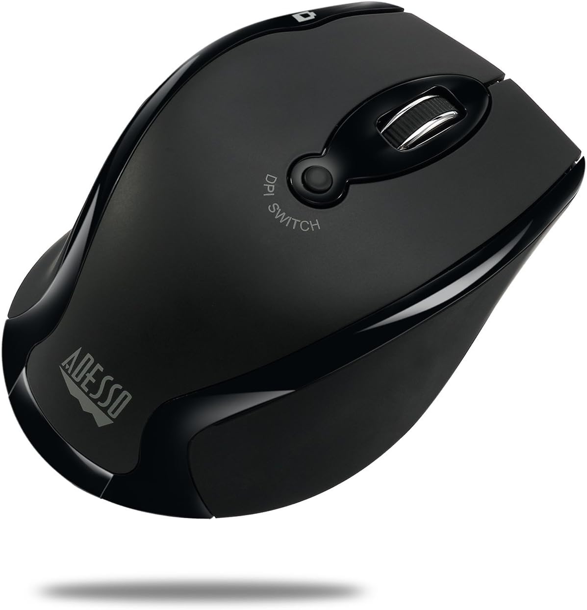 Adesso iMouse M20B wireless receiver is tucked inside for quick setup.