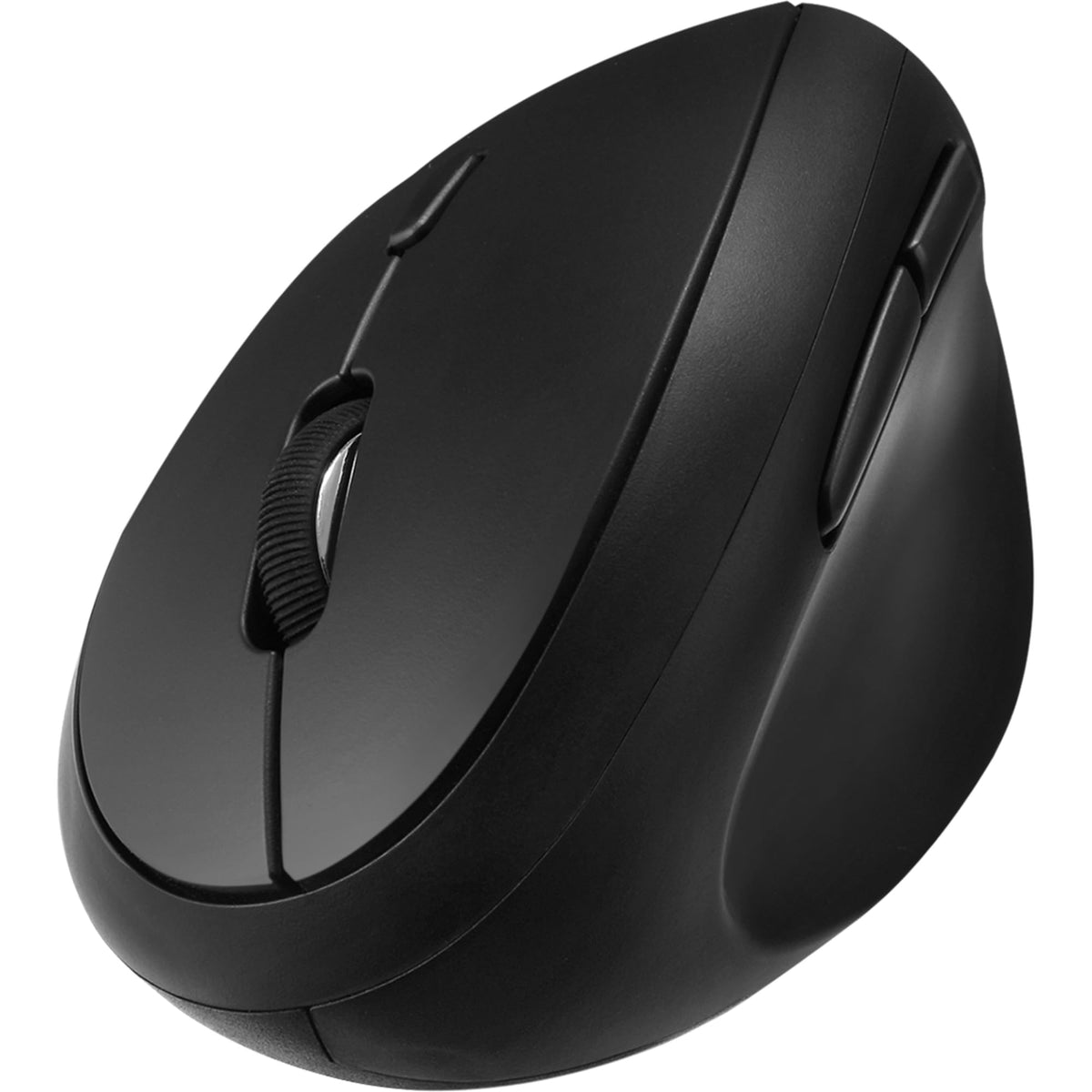 Adesso iMouse V10 front profile showing ergonomic vertical shape and comfortable grip