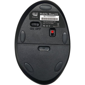 Adesso iMouse V10 packaging and contents displaying mouse and USB receiver included