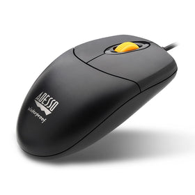 Adesso iMouse W3 close-up of magnetic scroll wheel highlighting smooth protected scrolling