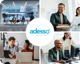 Adesso iMouse W3 top showing right-handed shape and four-button layout for ergonomic comfort