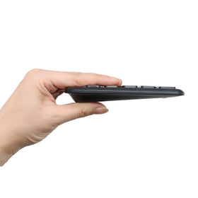 Adesso used on couch controlling media PC for comfortable living-room navigation