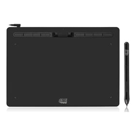 Adesso large graphics tablet front view shows precise drawing surface