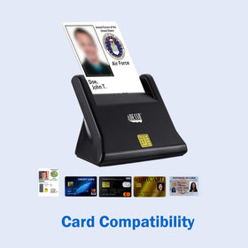 Adesso SCR-300 connected to PC for CAC authentication