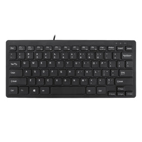 Adesso SlimTouch Mini keyboard top view showing compact design for small desks