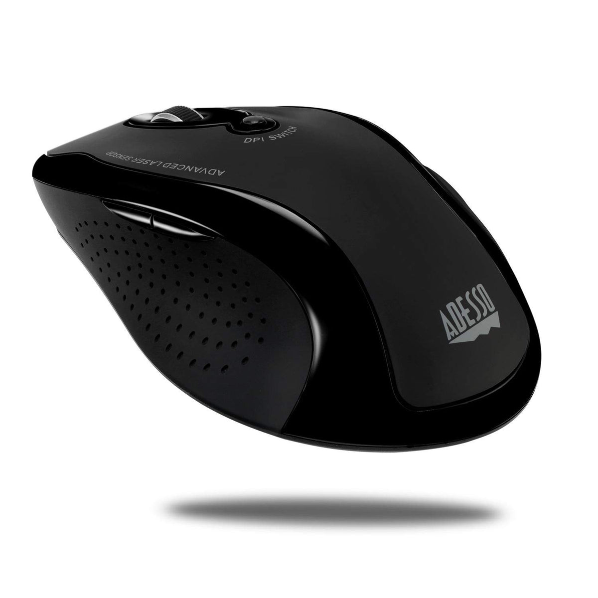Adesso keyboard top view highlighting ergonomic layout