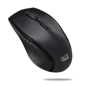Adesso mouse top view showing DPI switch for quick sensitivity adjustment benefit