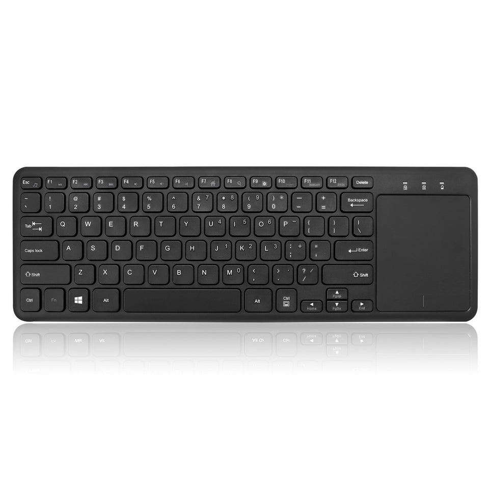 Adesso WKB-4050UB front view showing keys and touchpad for compact control