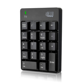 Adesso WKB-6010UB compact size fits small desks for portable productivity
