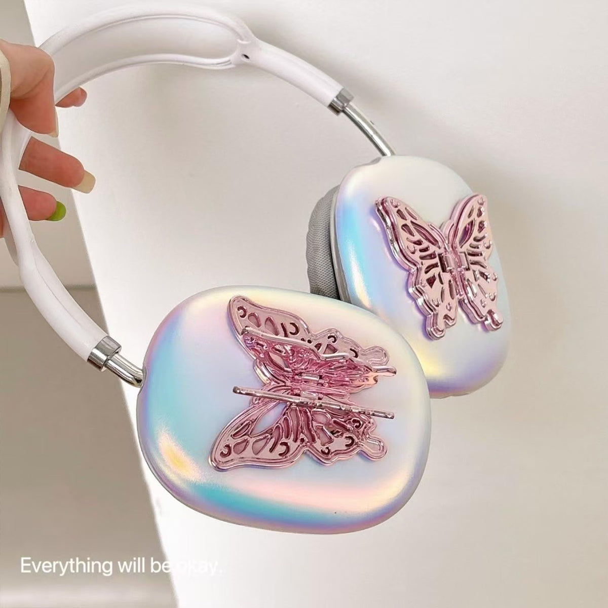 Adhiper package includes one pair butterfly TPU cases.