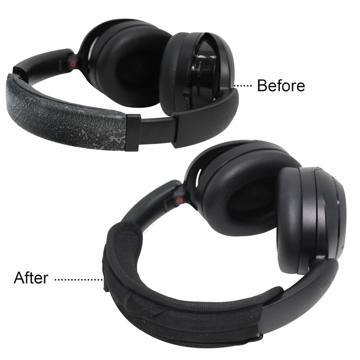 Packaging note showing broad compatibility of Adhiper headband cover