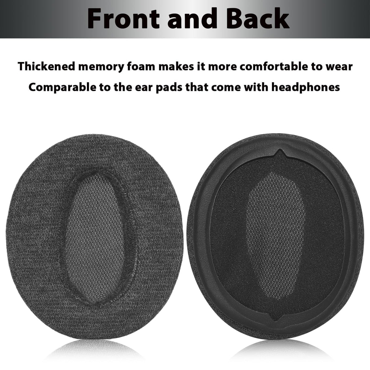 Adhiper MDR-ZX770 velour ear pads enhancing comfort and noise isolation