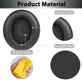 Adhiper ear pad beside credit card showing scale and compact fit benefit
