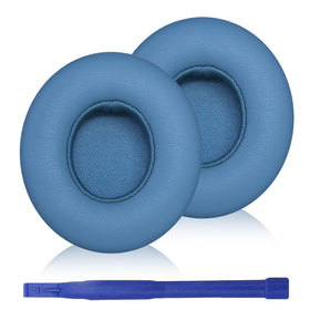 Adhiper Solo 4 earpads blue with soft protein leather for comfort.