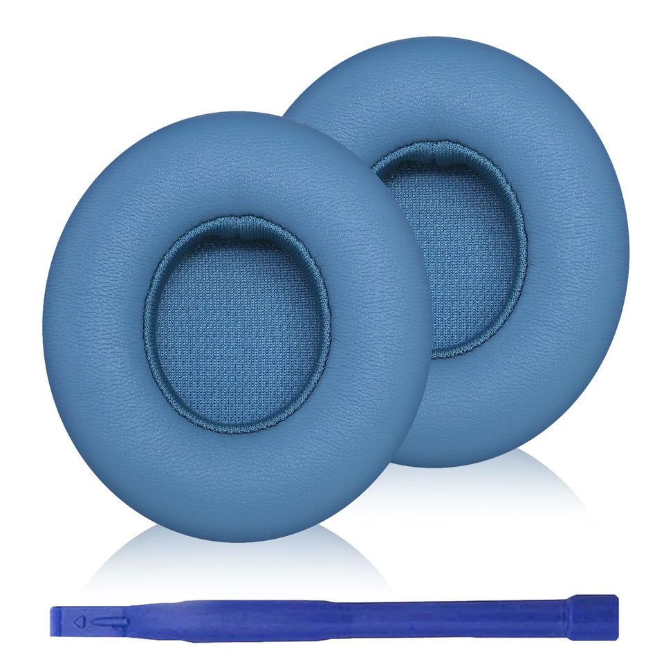 Adhiper Solo 4 earpads blue with soft protein leather for comfort.