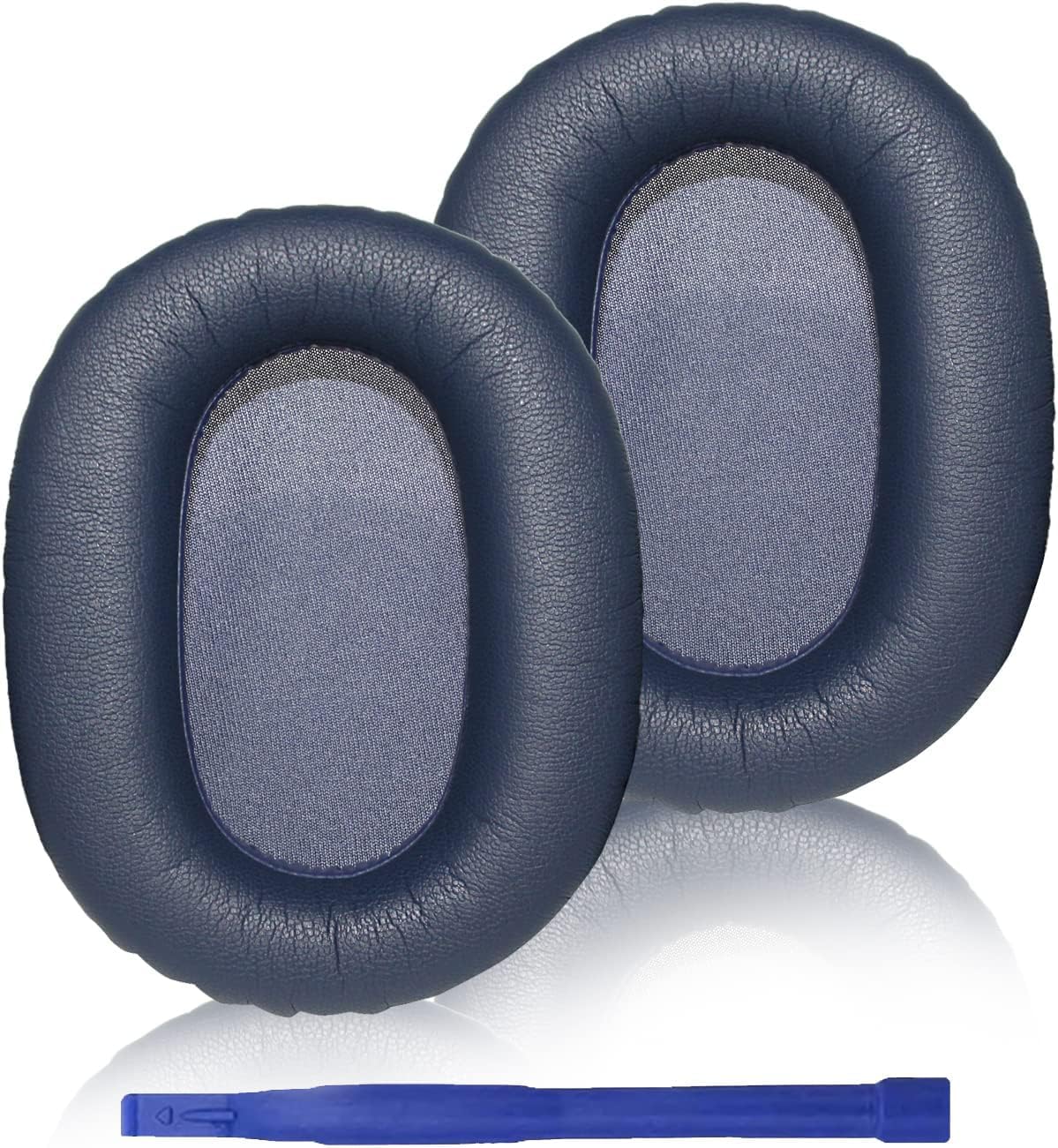 Adhiper blue leather earpads provide comfortable fit for Sony WH-CH700N/CH710N/CH720N