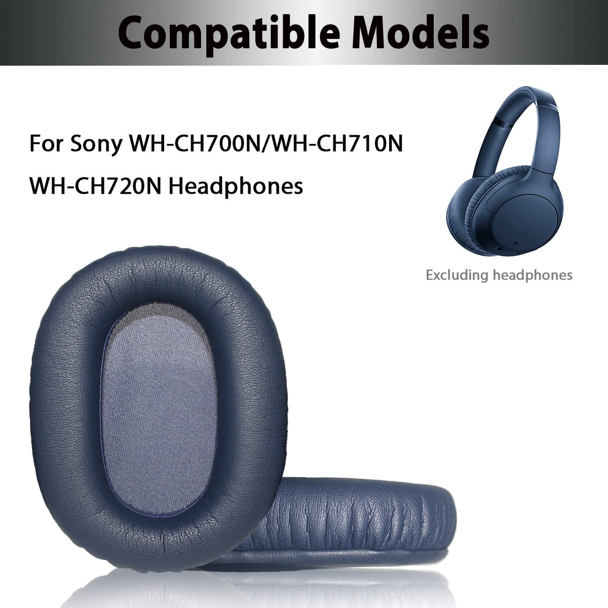 Adhiper memory foam earpads offer cushioning and isolation for Sony headphones