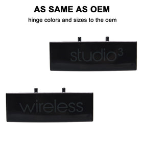 Adhiper folded headphones next to ruler for scale, illustrating compactness