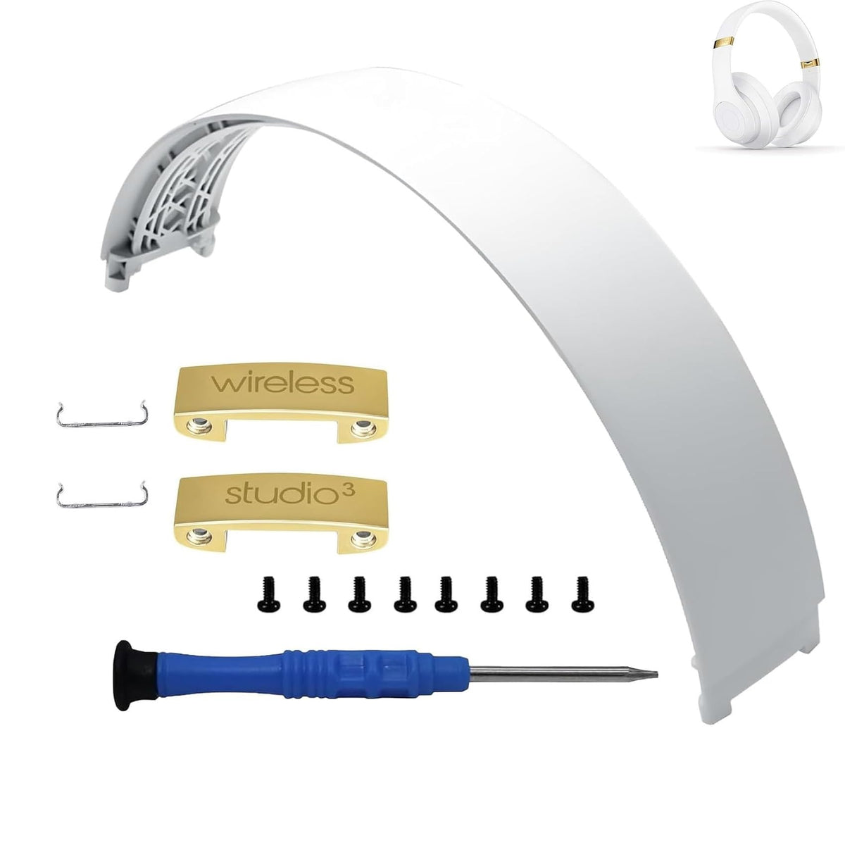Adhiper front view of kit packaging showing parts and brand, easy repair