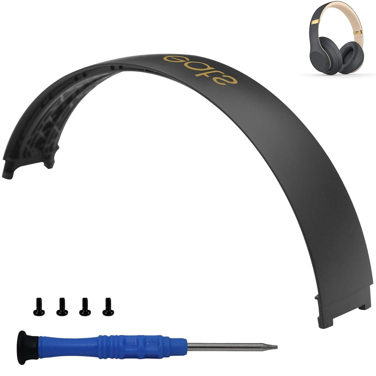 Adhiper Studio 3 headband replacement top view with Beats compatibility.