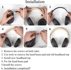 Adhiper side profile of installed headband showing seamless match and styling