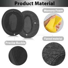 Adhiper WH-CH700N velour ear pads improving daily comfort