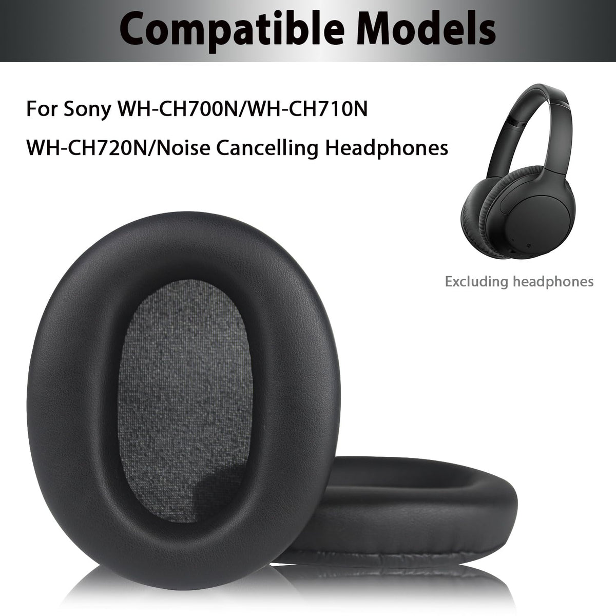 Adhiper WH-CH700N replacement earpads for durable comfort and dust resistance.