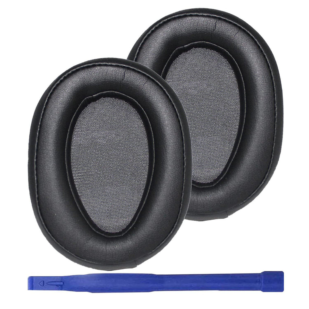 Adhiper replacement ear pad front view shows sleek fit and restored comfort