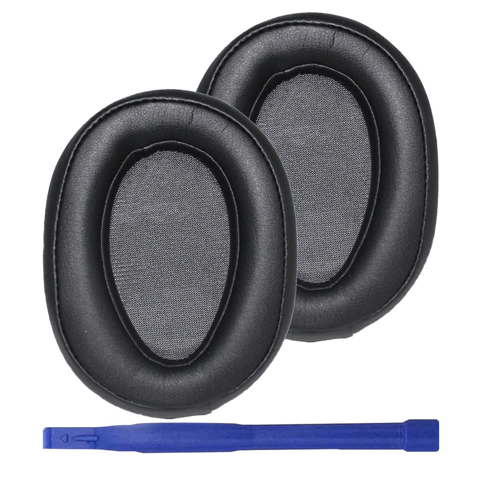 Adhiper replacement ear pad front view shows sleek fit and restored comfort