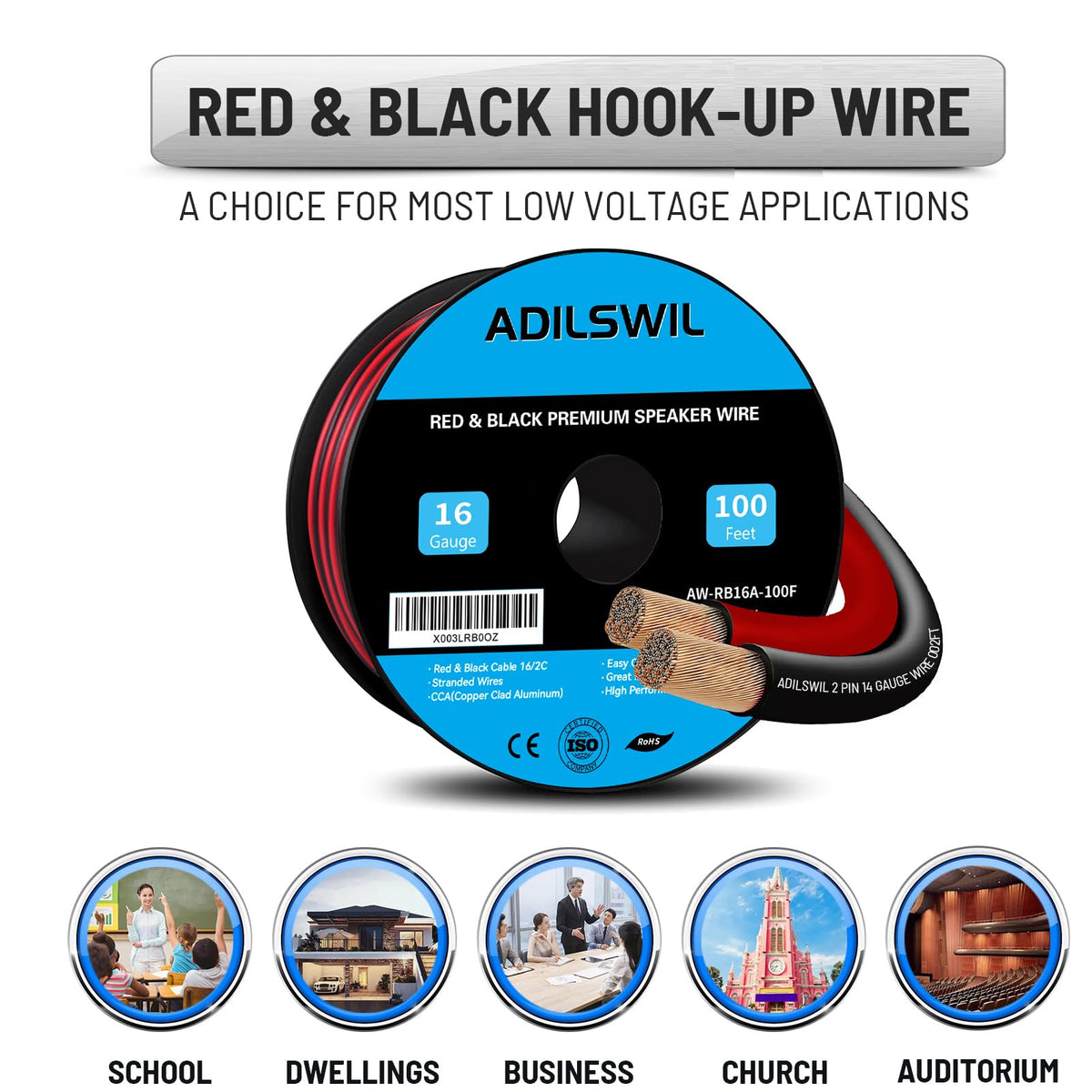ADILSWIL softflex pvc jacket provides durable, flexible routing.