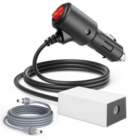 ADINEL front view of adapter showing compact portable design benefit