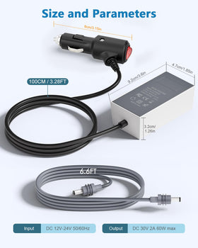 ADINEL adapter next to common objects to show compact scale and portability benefit