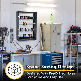 AdirPro versatile-use rack stores cords and other small items.
