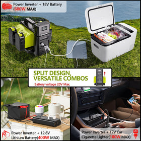Adisipsoarin split-design inverter and charger supports modular power setups.