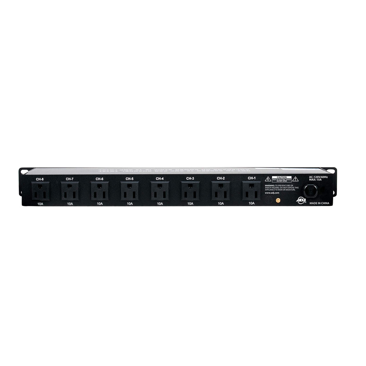 ADJ PC100A installed in a DJ booth for streamlined control