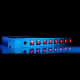 Portable ADJ PC100A in a DJ booth ready to use