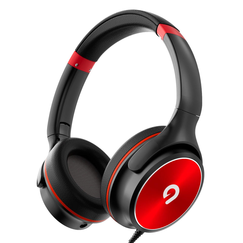 ADOOPE headphones front view showing design and color, clear identification benefit