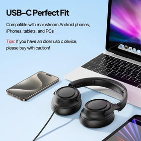 ADOOPE microphone captures voice clearly for online meetings.