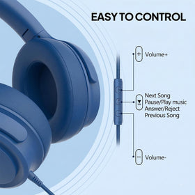ADOOPE over-ear design for comfortable wear during long sessions.