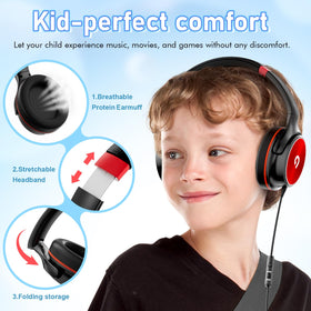 ADOOPE side profile with microphone visible for calls, improved communication benefit