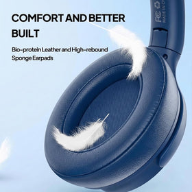 ADOOPE over-ear cushions provide passive noise isolation for immersive listening.