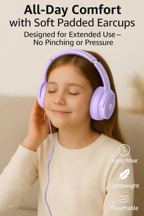 ADOOPE noise-isolating earcups on headphones block ambient noise for focused listening